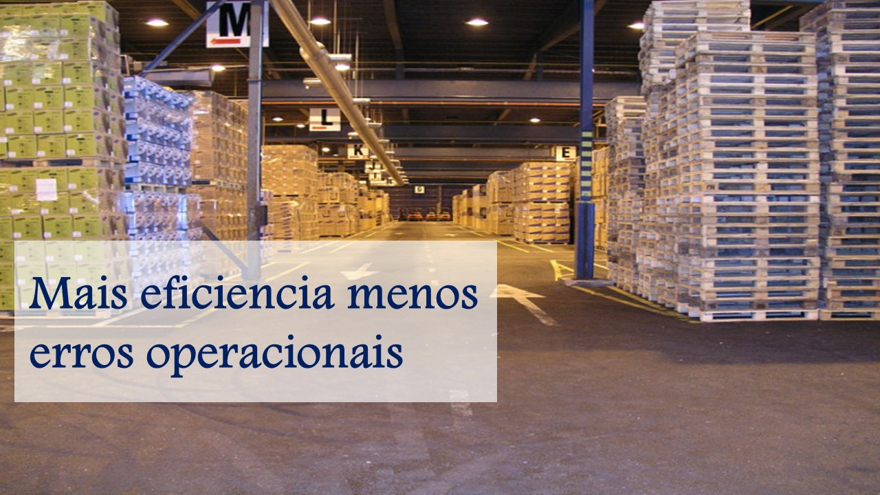 Mais eficiencia menos erros operacionais